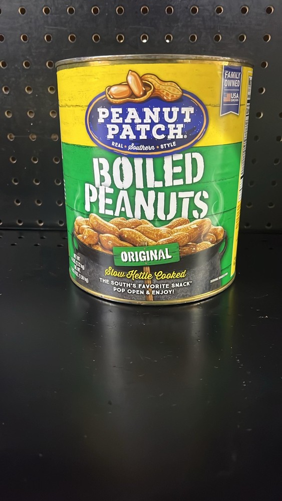 Boiled Peanuts Original by Peanut Patch 6 lb Large Can, Southern Style Snack
