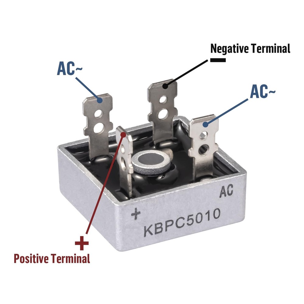 ALLECIN KBPC5010 Bridge Rectifier Diode 50A 1000V KBPC 5010 Electronic...