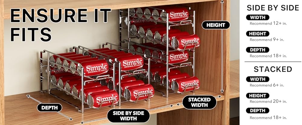 Staable Bevera Soda Can Dispenser Organizer Ra, Bronze