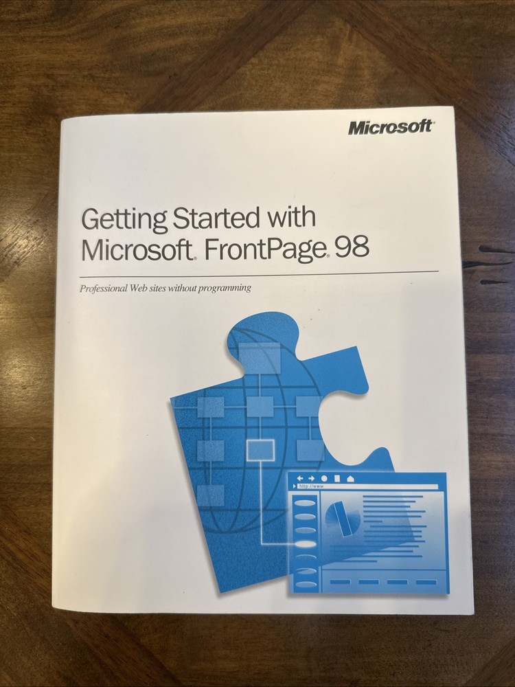 Getting Started with Microsoft FrontPage 98 Paperback Tutorial