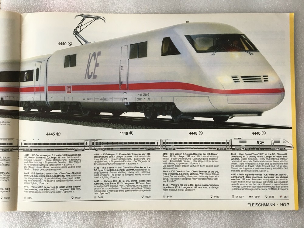 Catalogue FLEISCHMANN Nouveautés 1991.