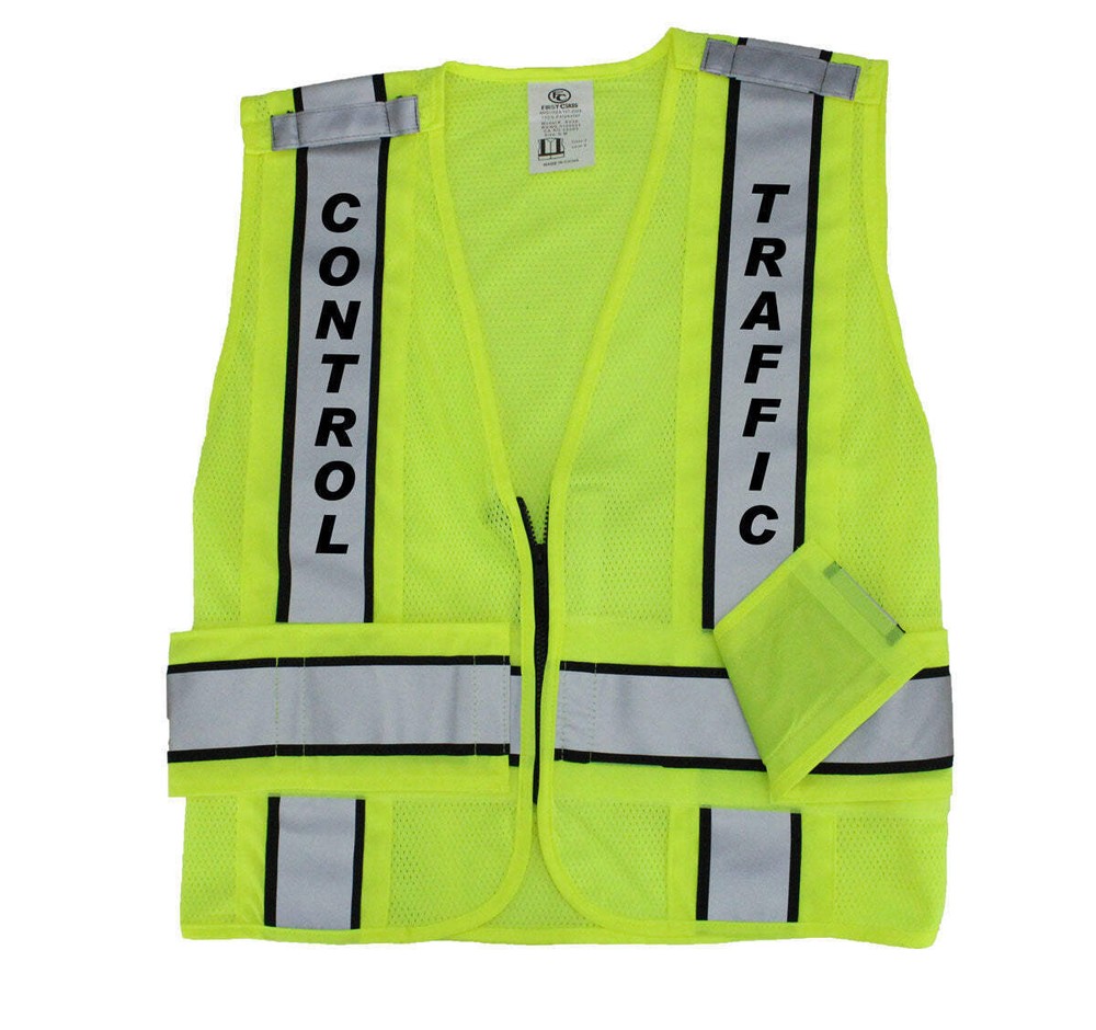 High Visibility Reflective Duty Safety Vests Plain and ID (Security)
