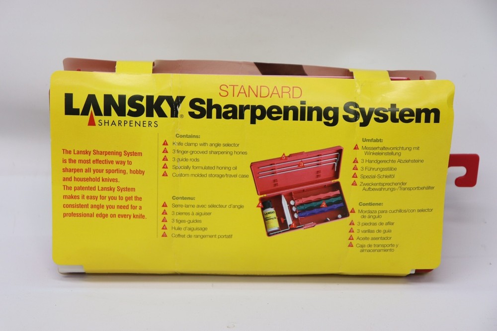 Lansky 3 Stone Controlled Angle Precision Professional Knife Sharpening System