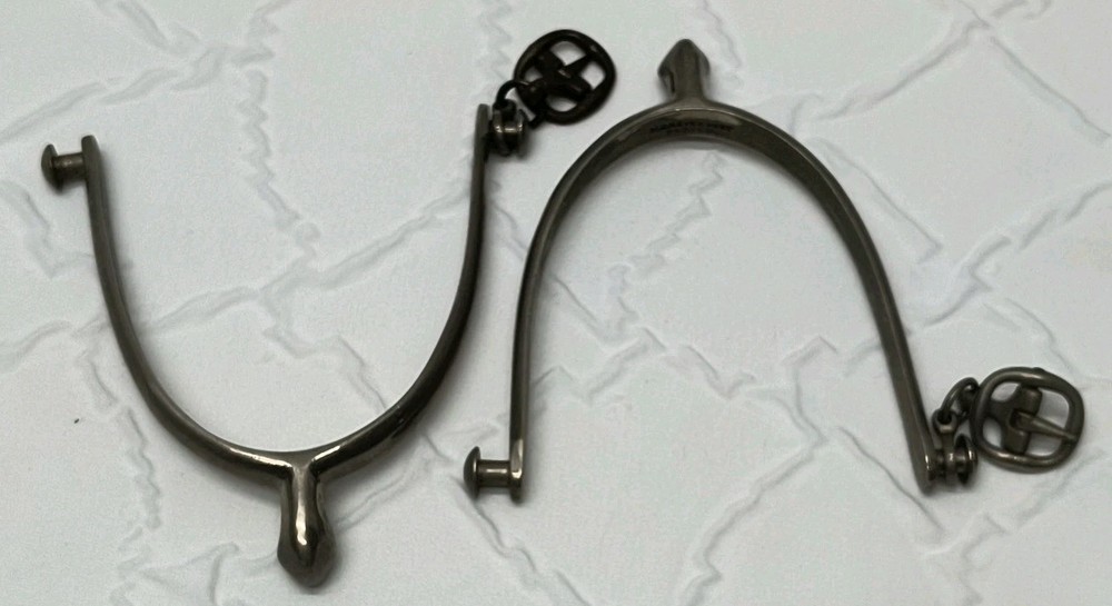 Vintage V.B. Never Rust Spurs - Made in England