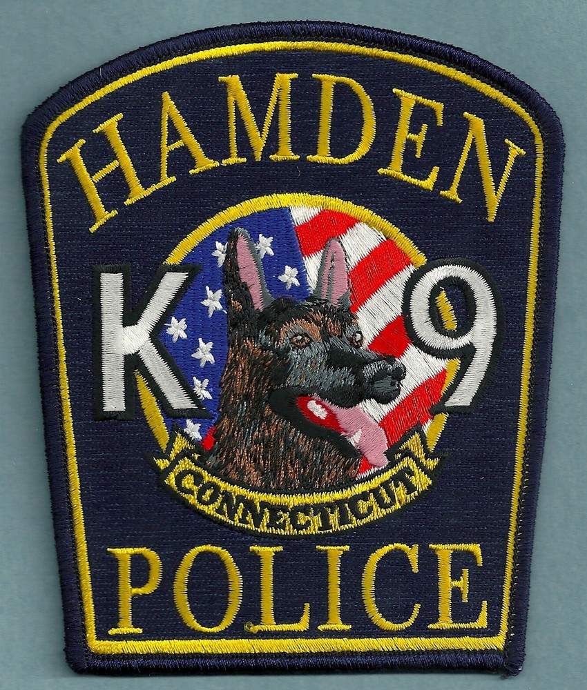 HAMDEN CONNECTICUT POLICE K-9 UNIT SHOULDER PATCH