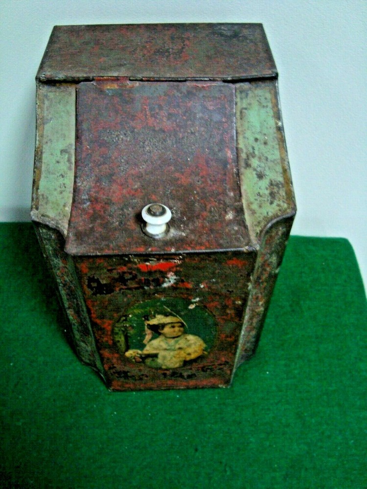 Vintage Victorian spice /tea bin (item #1)