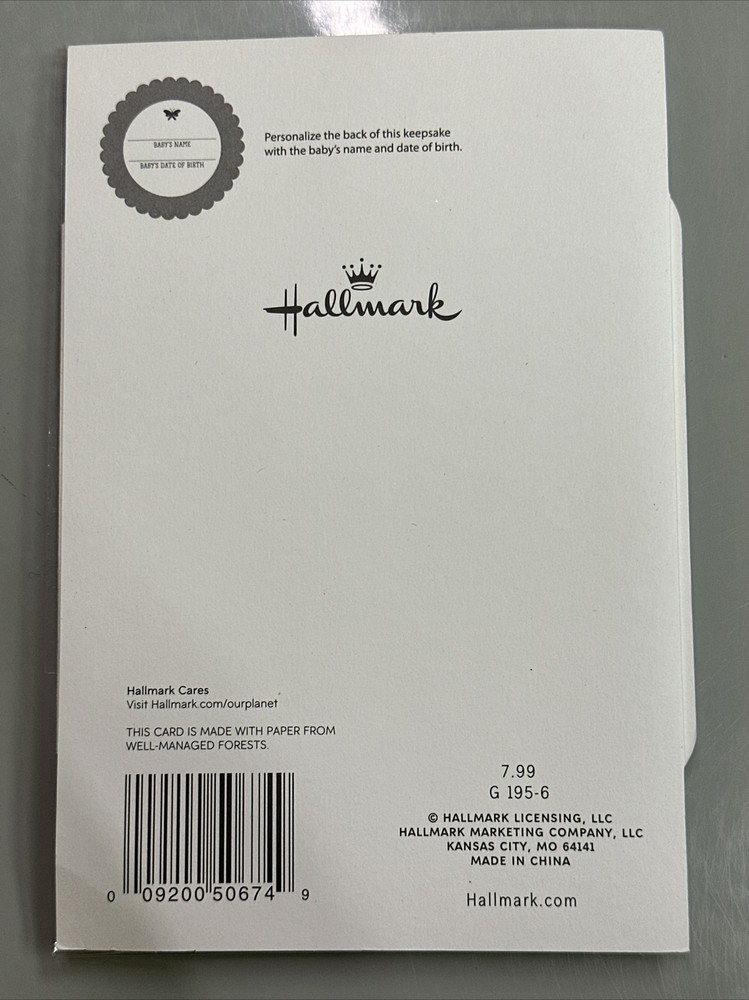 HALLMARK Welcome Little One Card With Envelope