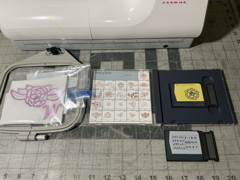 Janome Memory Craft 9000 Computerized Sewing and embroidery machine.