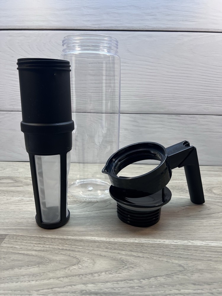 Cold Brew Coffee Ice Tea Maker 2qt Plastic Pitcher Mesh Filter Infuser