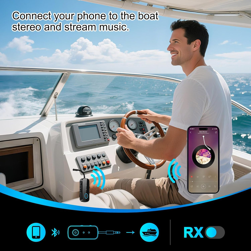 Premium Pro Bluetooth 5.4 Transmitter Receiver,Airplane Audio Adapter,Wireless T