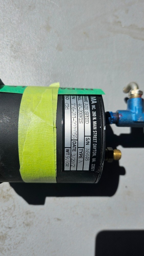 UMA Airspeed Indicator P/N T16-311-200W056