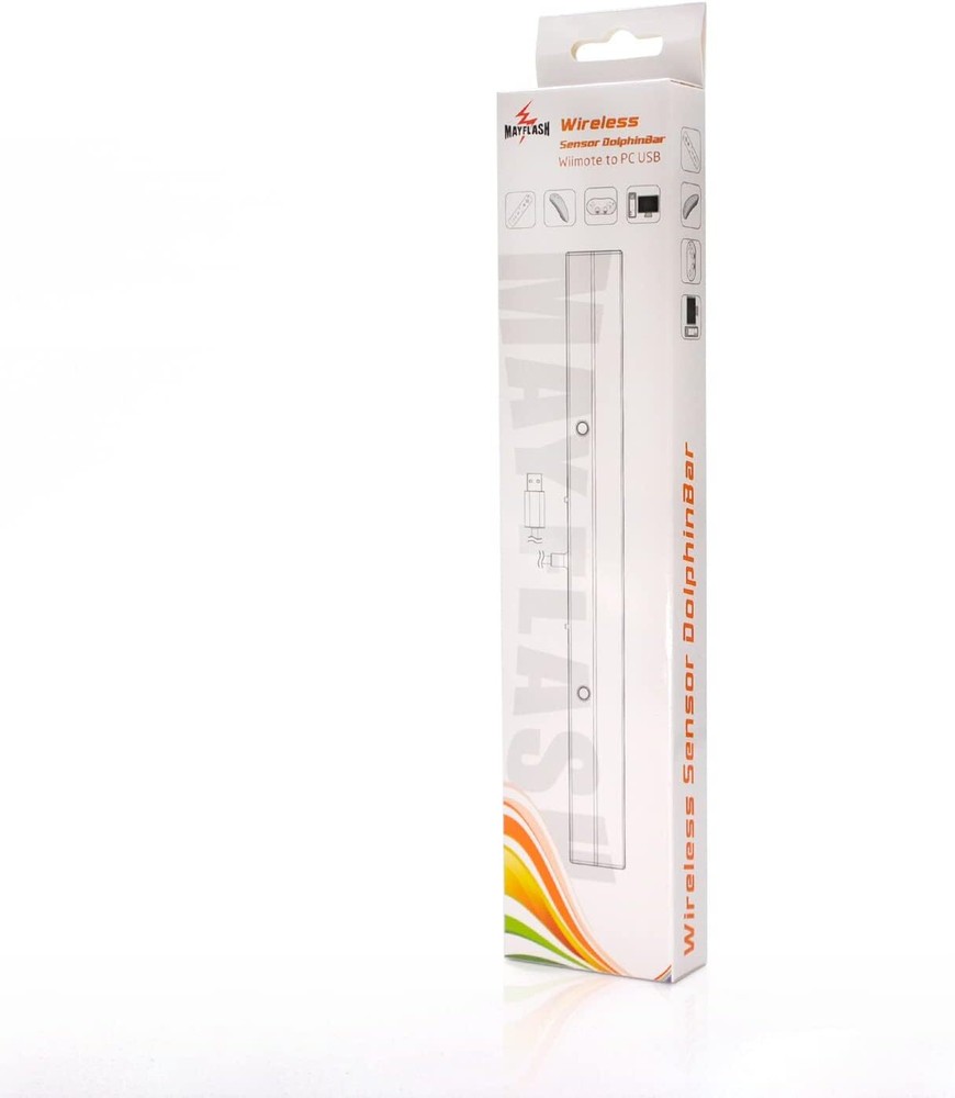 Wireless Dolphin Bar For Wii Remote Pc Bluetooth Game Controller Usb Adapter