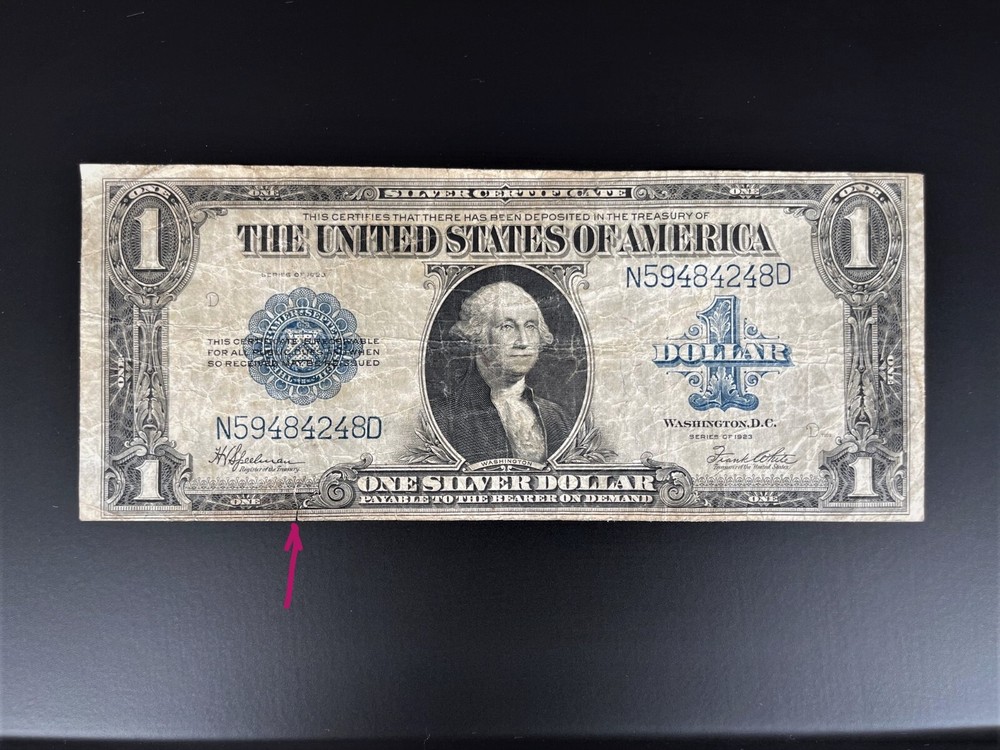 1923 $1 -SILVER CERTIFICATE “HORSE BLANKET” - LARGE NOTE