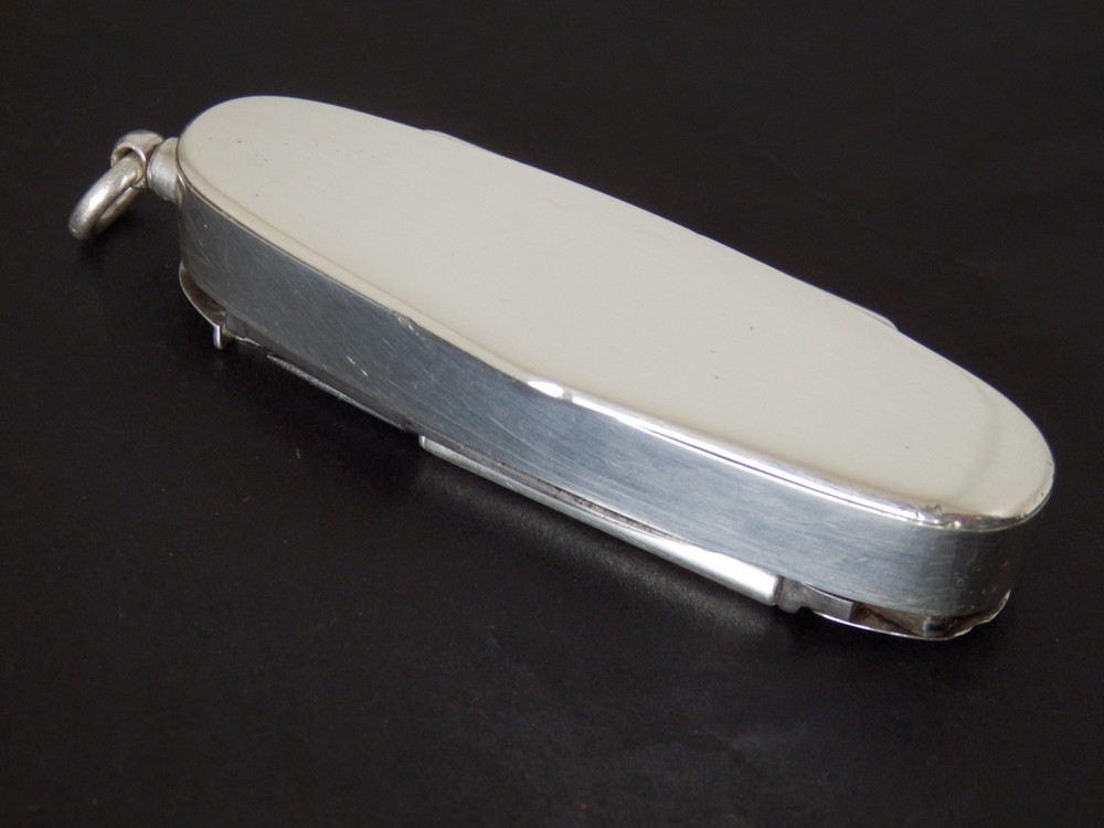 Antique Victorian Wright & Davies Novelty Solid Silver Vesta Case London 1890
