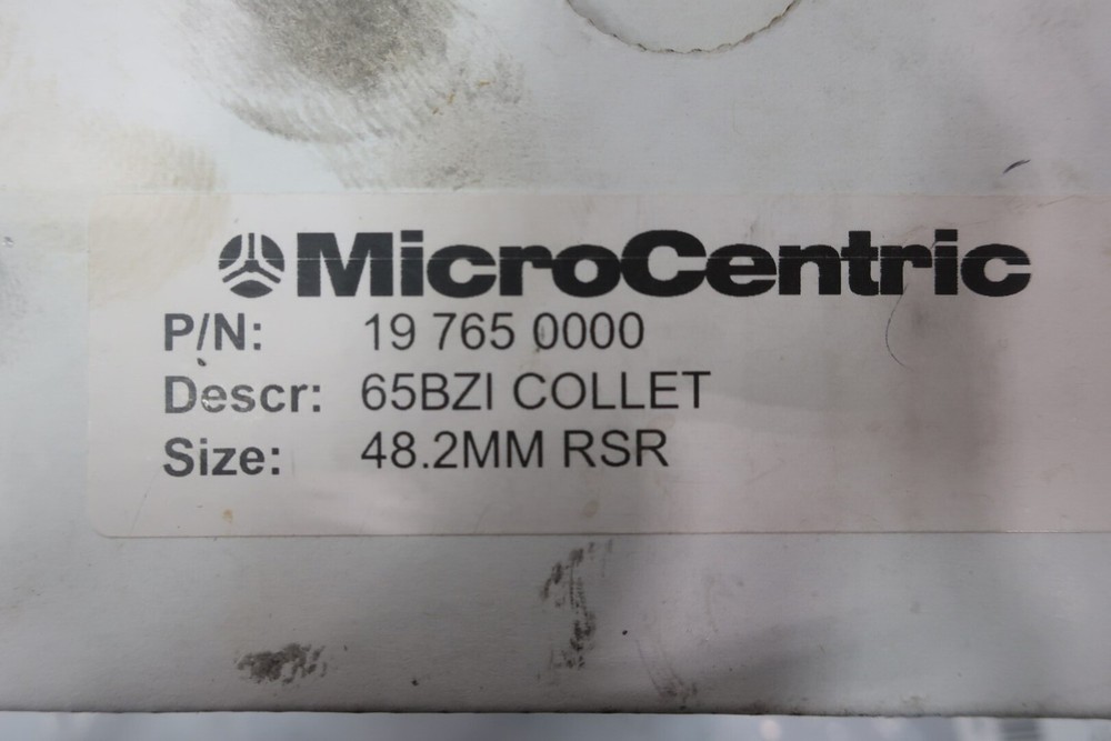 Microcentric 19 765 0000 Collet 65bzi 48.2mm Rsr
