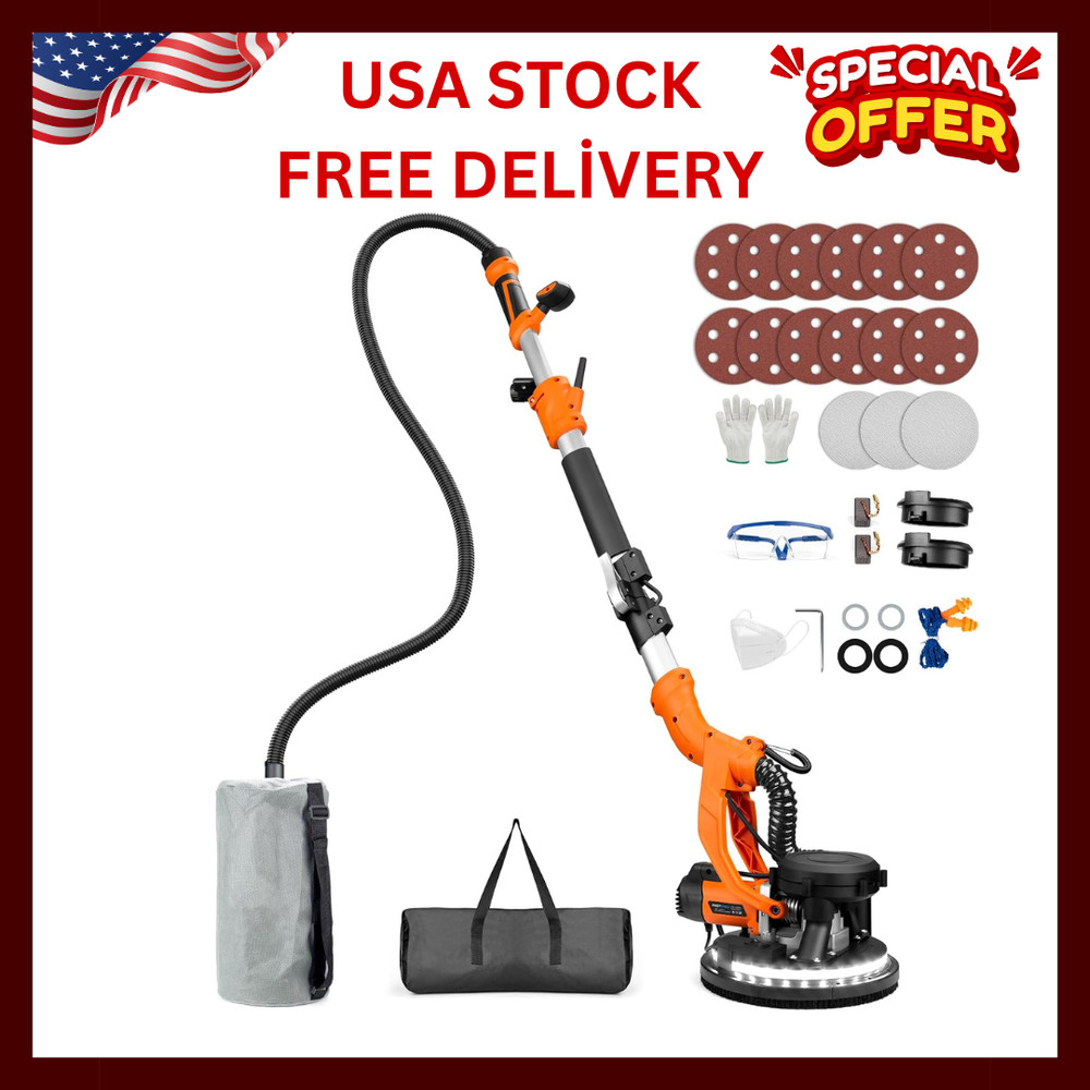 Drywall Sander, 1000W Popcorn Ceiling Removal Tool, Automatic Drywall Sander