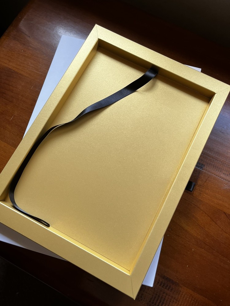 Lamborghini "The Choice" - GENUINE - Large White Presentation Box - Empty Box
