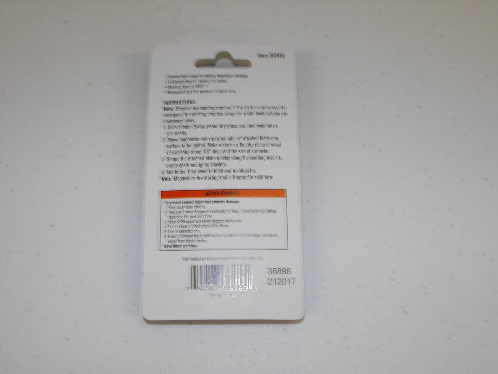 Magnesium Fire Starter Camping Survival Emergency Campfire