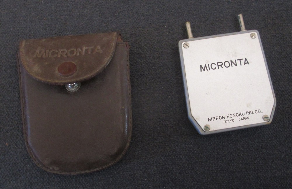MICRONTA NE-3 Light Meter Exposure & Attachment with Cases & Instructions