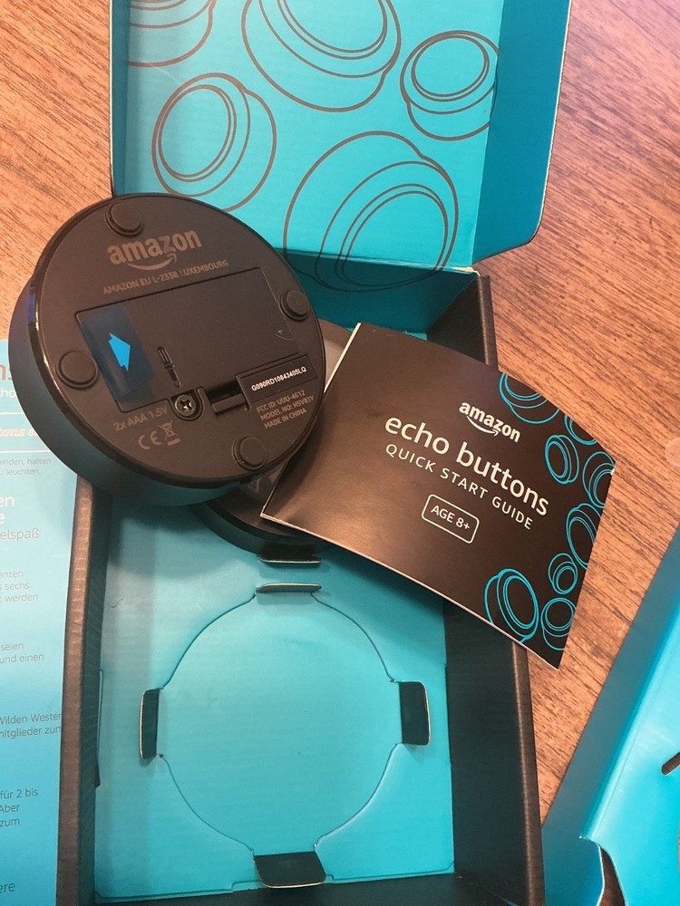 Amazon Echo buttons. used for 'Alexa' gaming. Wireless,Bluetooth. unused set '2'