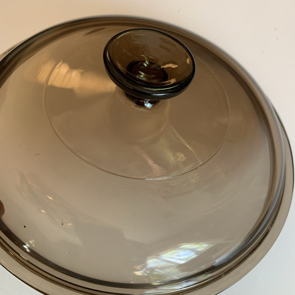 Pyrex Vision Ware Amber Lid 8" Replacement V-25-C
