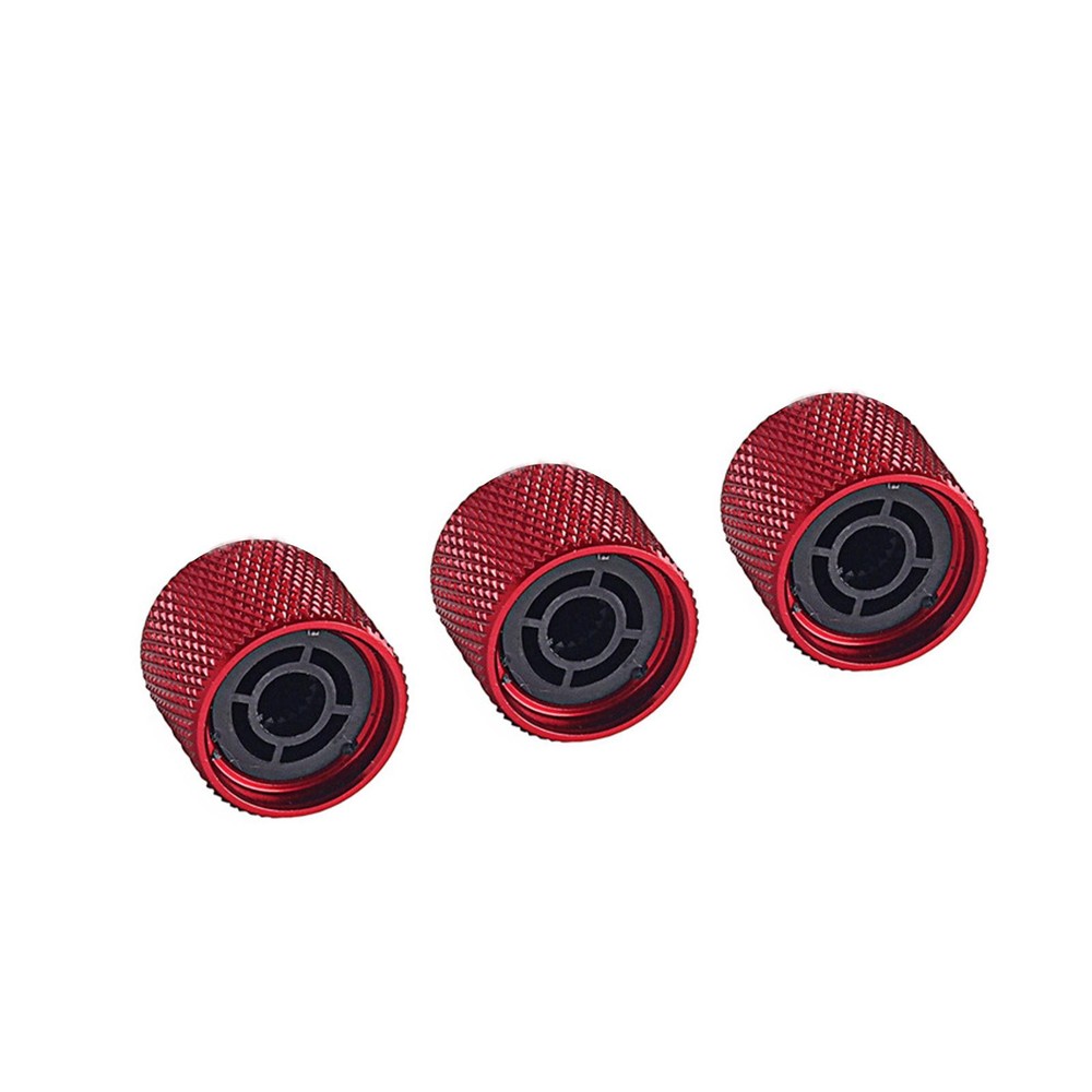 3pcs Electric Guitar Volume Tone Control Knobs Dome Metal Potentiometer Caps b