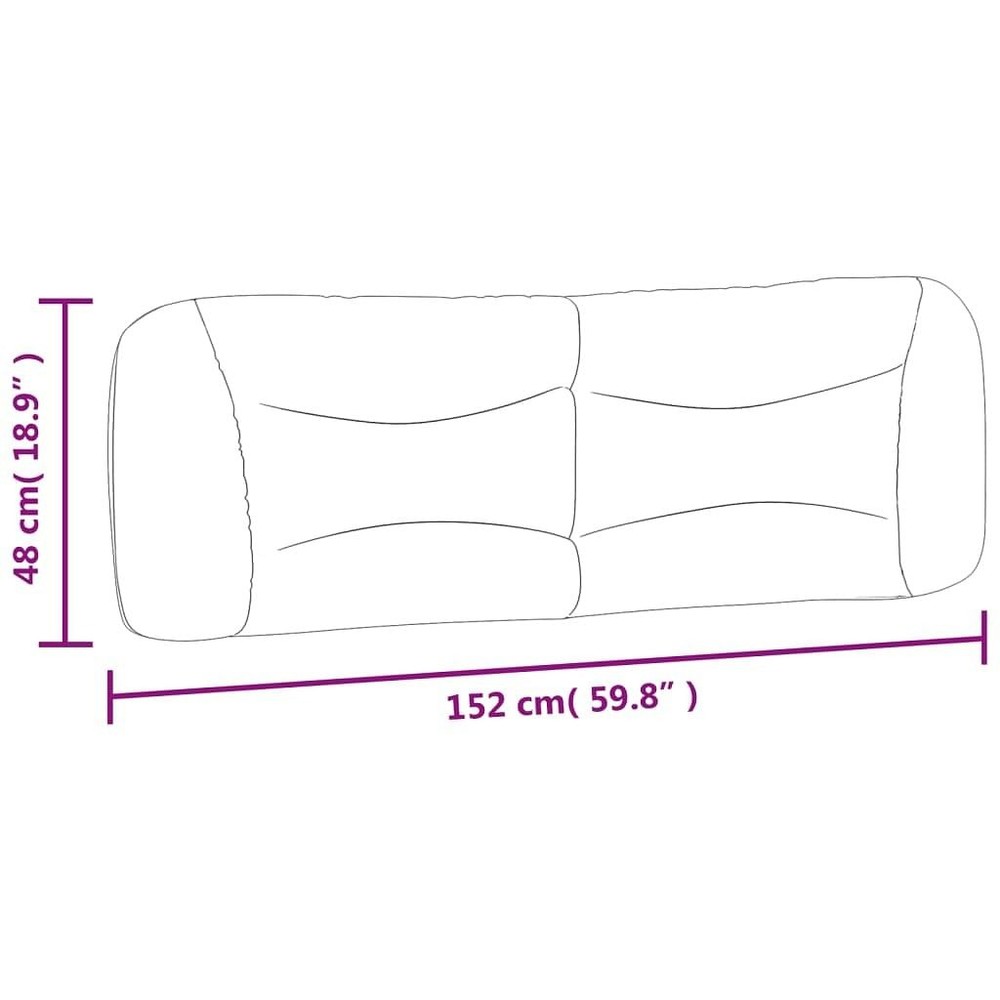 Headboard Cushion White