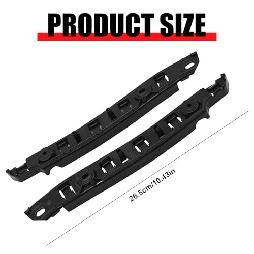 Front Bumper Bracket Set - Driver & Passenger Side Support Mount Reinforcement