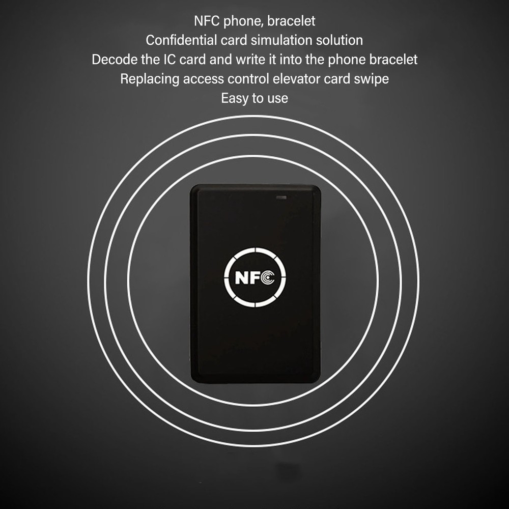 NFC Reader Writer Quick Response Accurate Stable Reading USB NFC Reader 5V .