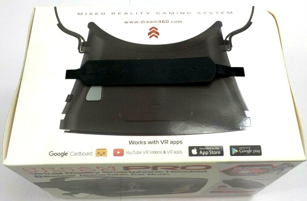 Dream Vision Pro Virtual Reality VR Smartphone Headset Ear Buds iPhone Samsung