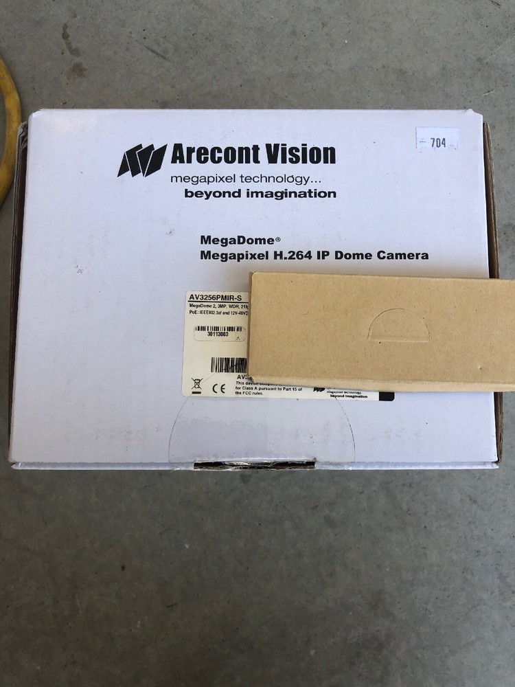 New Arecont Vision Mega Dome 2 AV3256PMIR-S Network Surveillance Camera