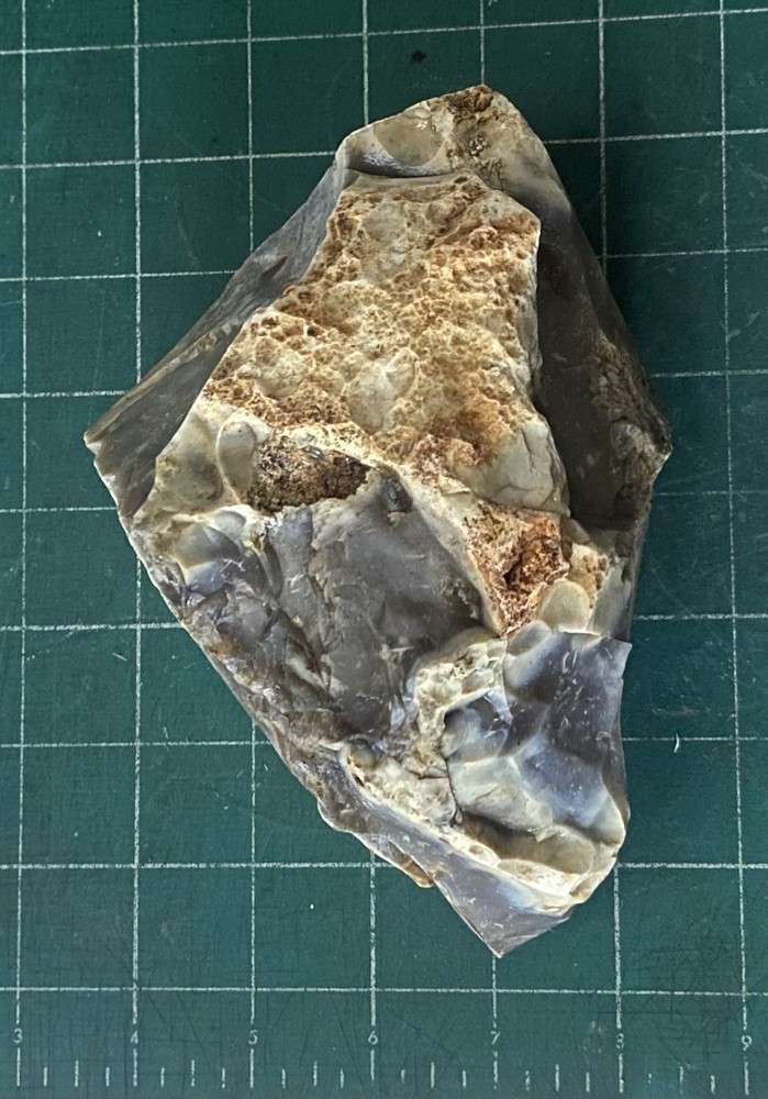 Huge 3.27lb Georgetown Flint Rock TX Quality Knapping 2 Flat Edges Nice Corner