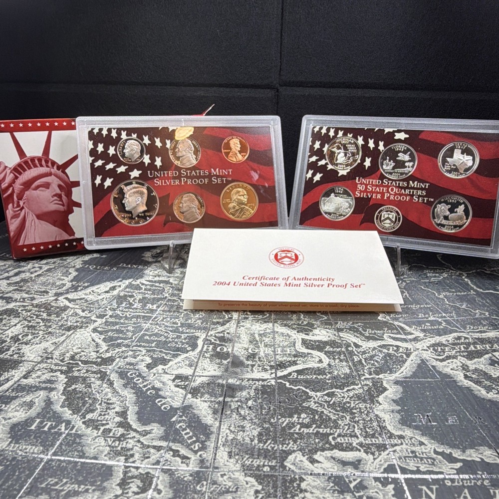 2004 US Mint Silver Proof Set w/OGP/COA