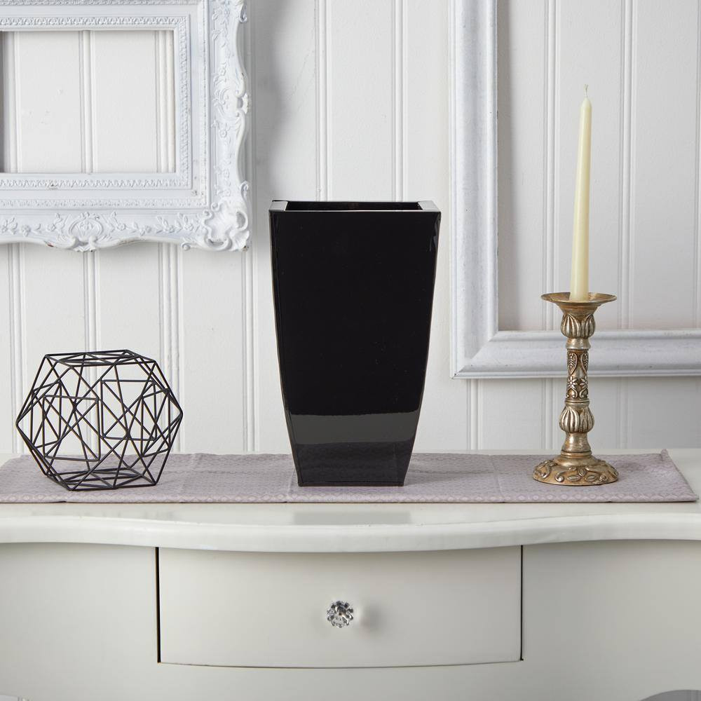 13 In. Tapered Square Metal Planter