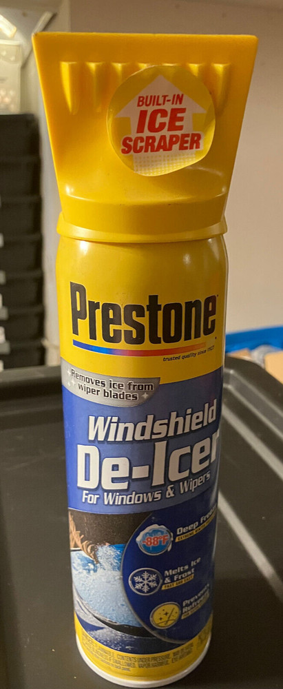 Prestone De-Ice For Windows & Wipers Scraper Top 17 oz Aerosol Can