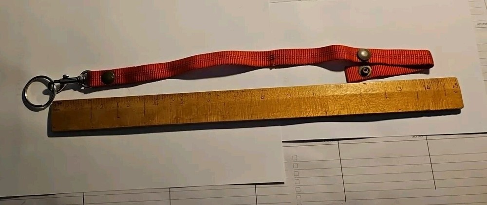 14" BELT CLIP KEYCHAIN NYLON STRAP