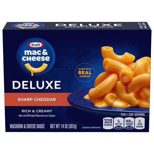 Kraft Mac & Cheese Deluxe Sharp Cheddar
