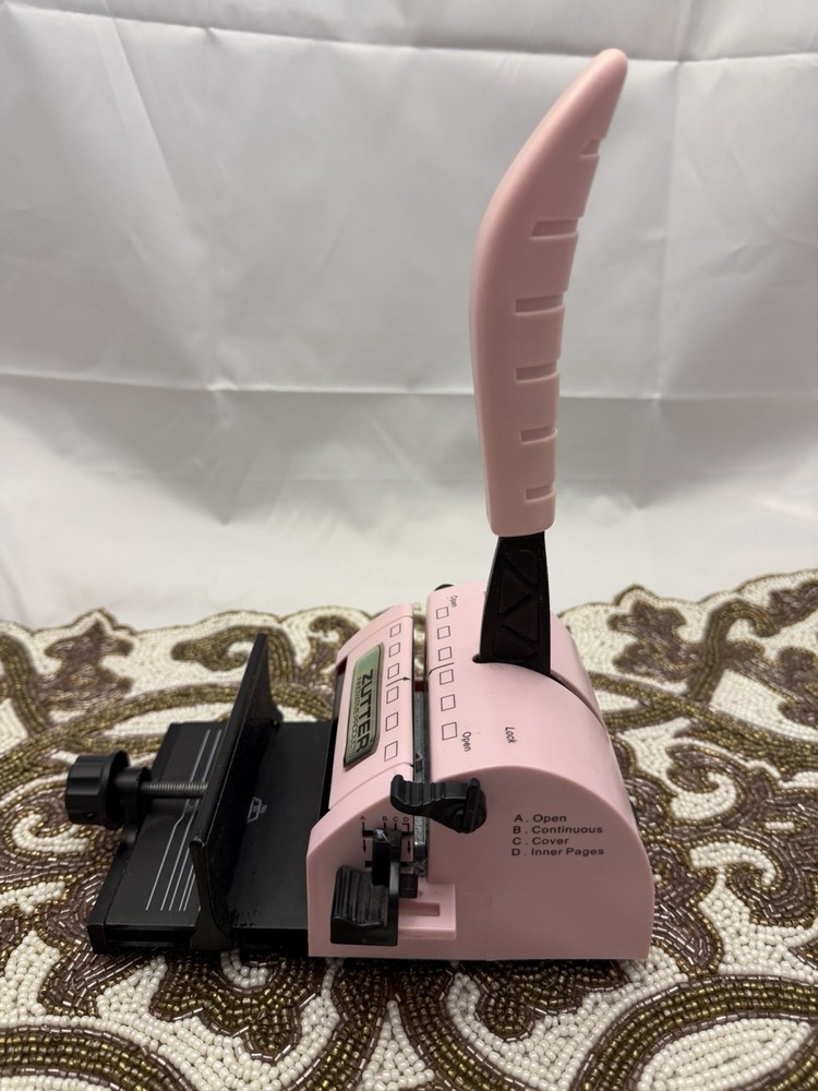 ZUTTER Innovative Product Bind It All Version 2 Scrapbooking Binding System Pink