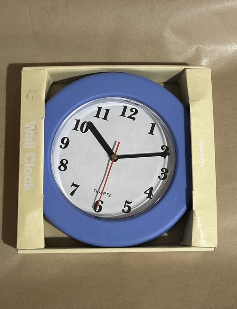 Woolworths Vintage Wall Clock New In Box