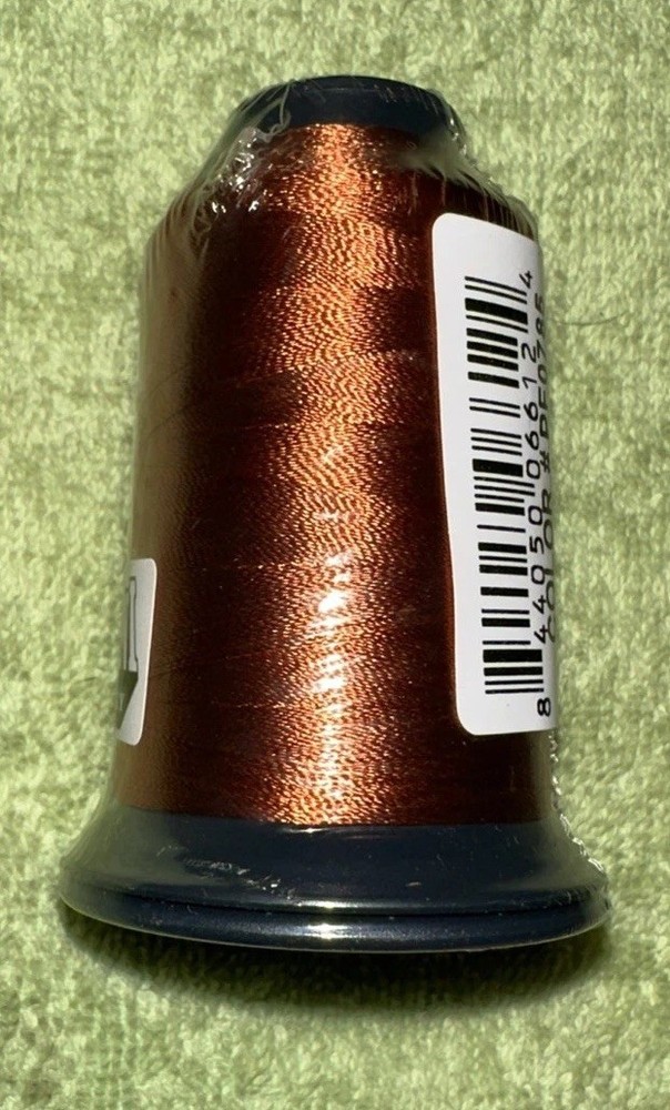 Floriani Embroidery Thread PF785 Bronze Copper Polyester 1,100 Yards NOS