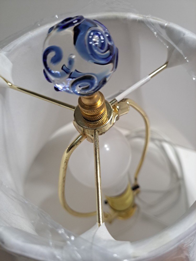 allen+roth Lamp Shade With Final, Socket, & Harp