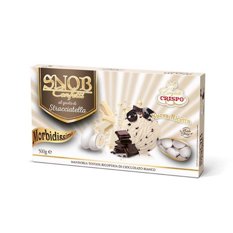 CONFETTI CRISPO SNOB STRACCIATELLA 500 GR.