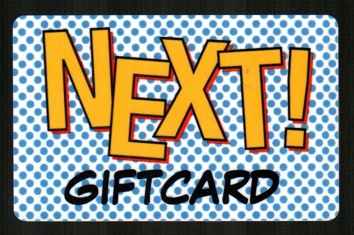 NEXT Classic Logo Over Blue Dots ( 2013 ) Gift Card ( $0 )