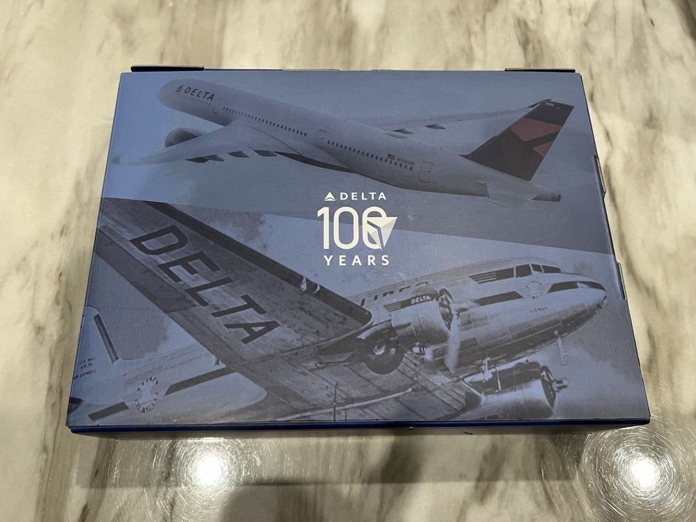 100th Anniversary Delta Air Lines Airlines Tech Ops Flashlight Headlamp Set