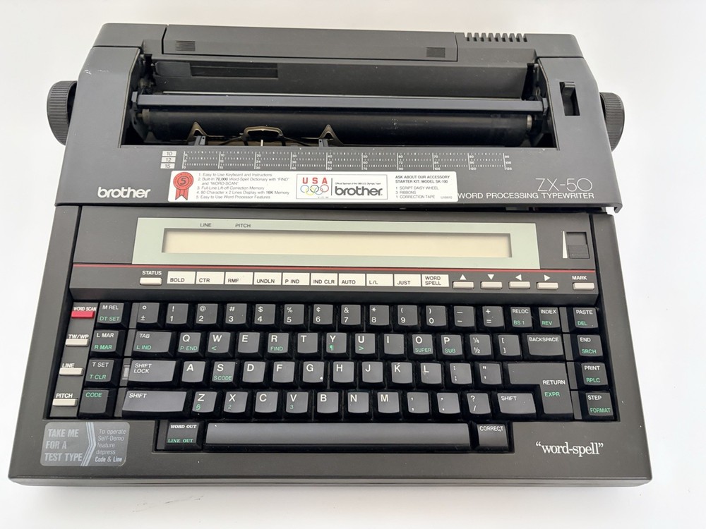 Brother AX-28 Electronic Word Processing Typewriter /For Parts
