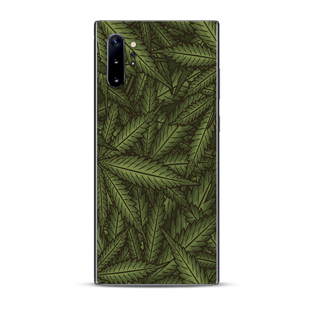 Skins Decal Wrap for Samsung Note 10 Plus gonja leaves pot weed