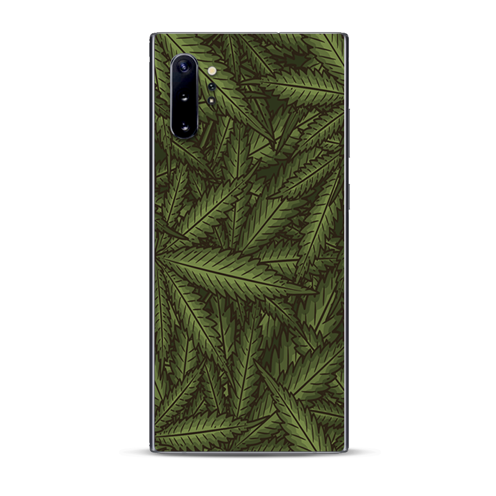 Skins Decal Wrap for Samsung Note 10 Plus gonja leaves pot weed