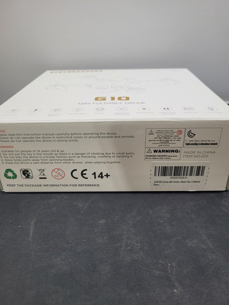 GGBOND G10 Mini Foldable Drone With Camera New Sealed!