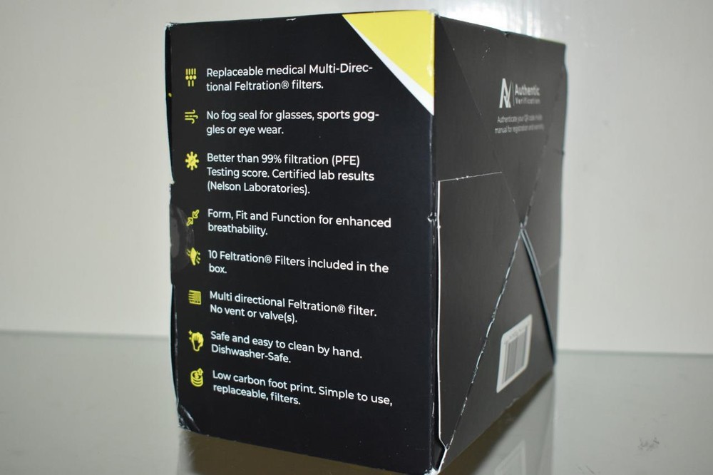 Apollo Filtration Training Mask Medium 150-249 lbs NIB