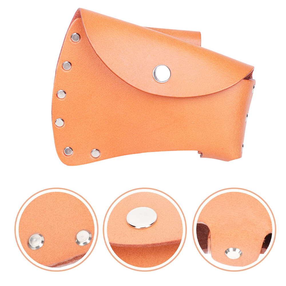 Axe Holder Blade Protector Cover Hatchet Holster Sheath Leather Brown US